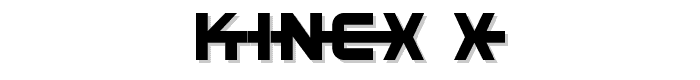 Kinex X font